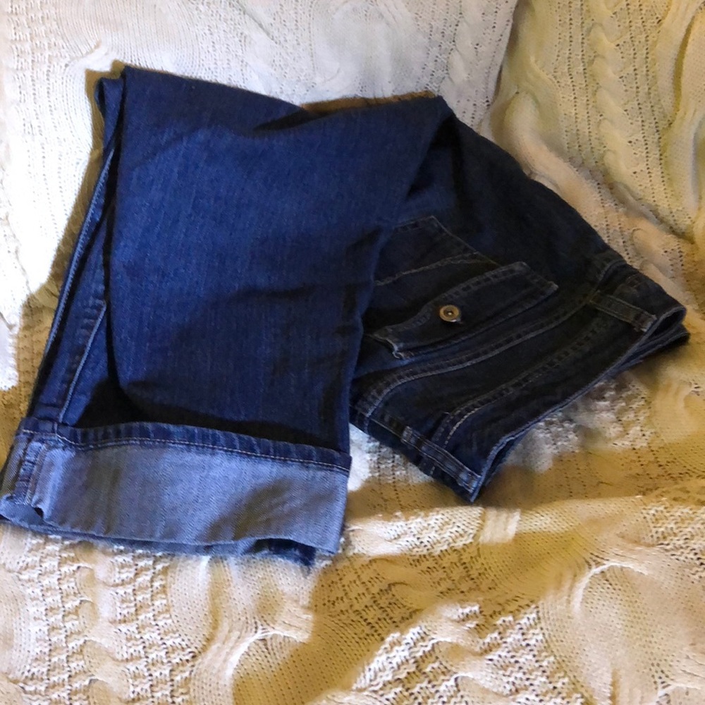 Denim capris